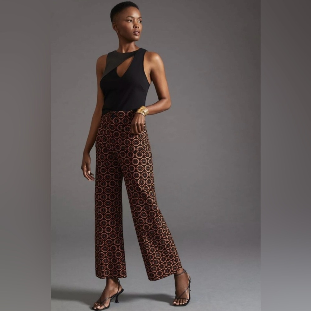 Maeve by Anthropologie The Colette Cropped Wide-leg Pants